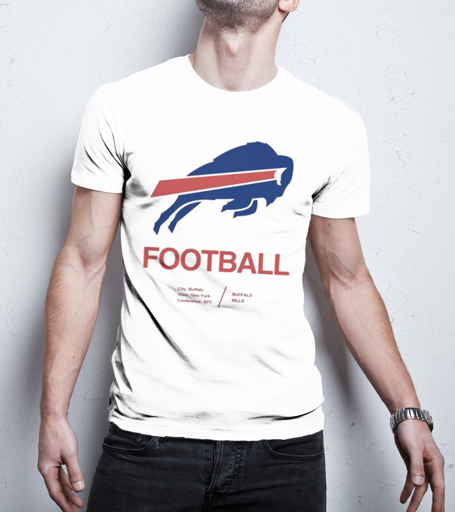 Buffalo Bills Football City Buffalo State New York Conference AFC T-Shirt