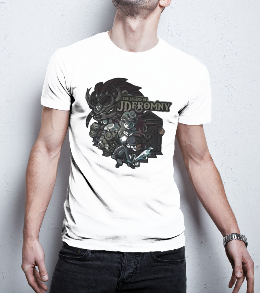 The Legend Of Jdromny Dark Adventure Characters T-Shirt