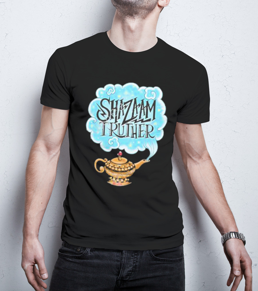 Shazaam Truther Magic Lamp Cloud T-Shirt
