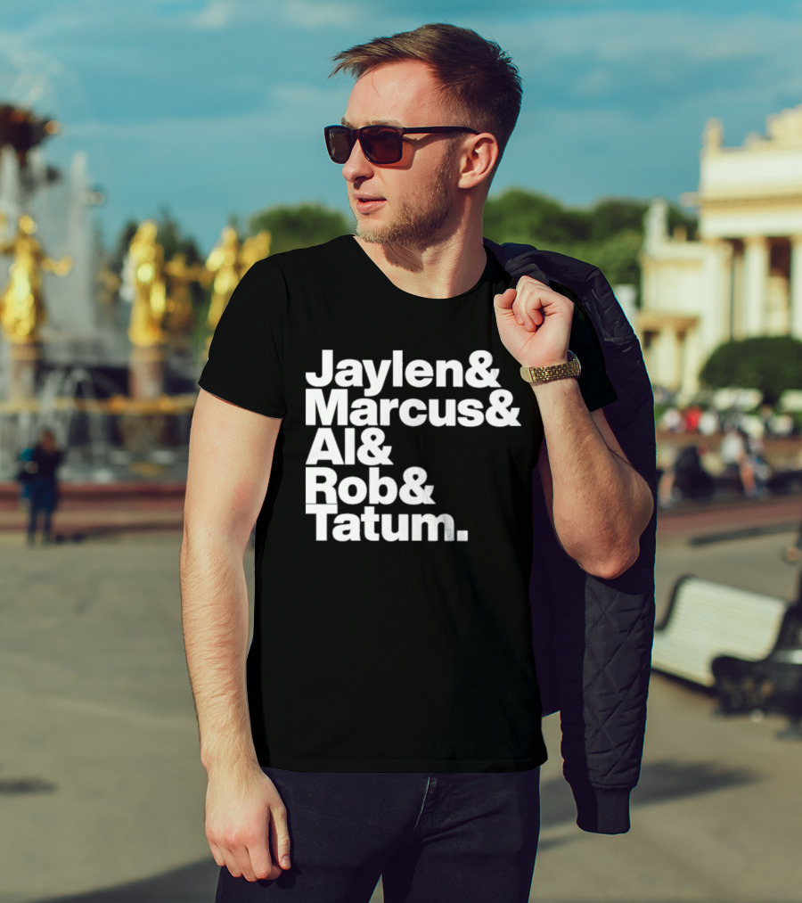 Jaylen Marcus Al Rob Tatum Boston Basketball Team Players T-Shirt