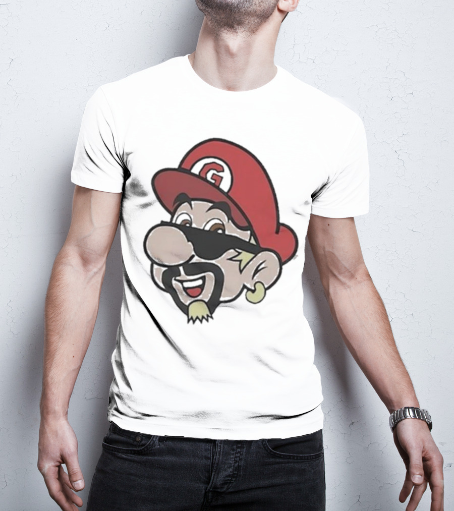 Super Fierio G Mustache Cap T-Shirt