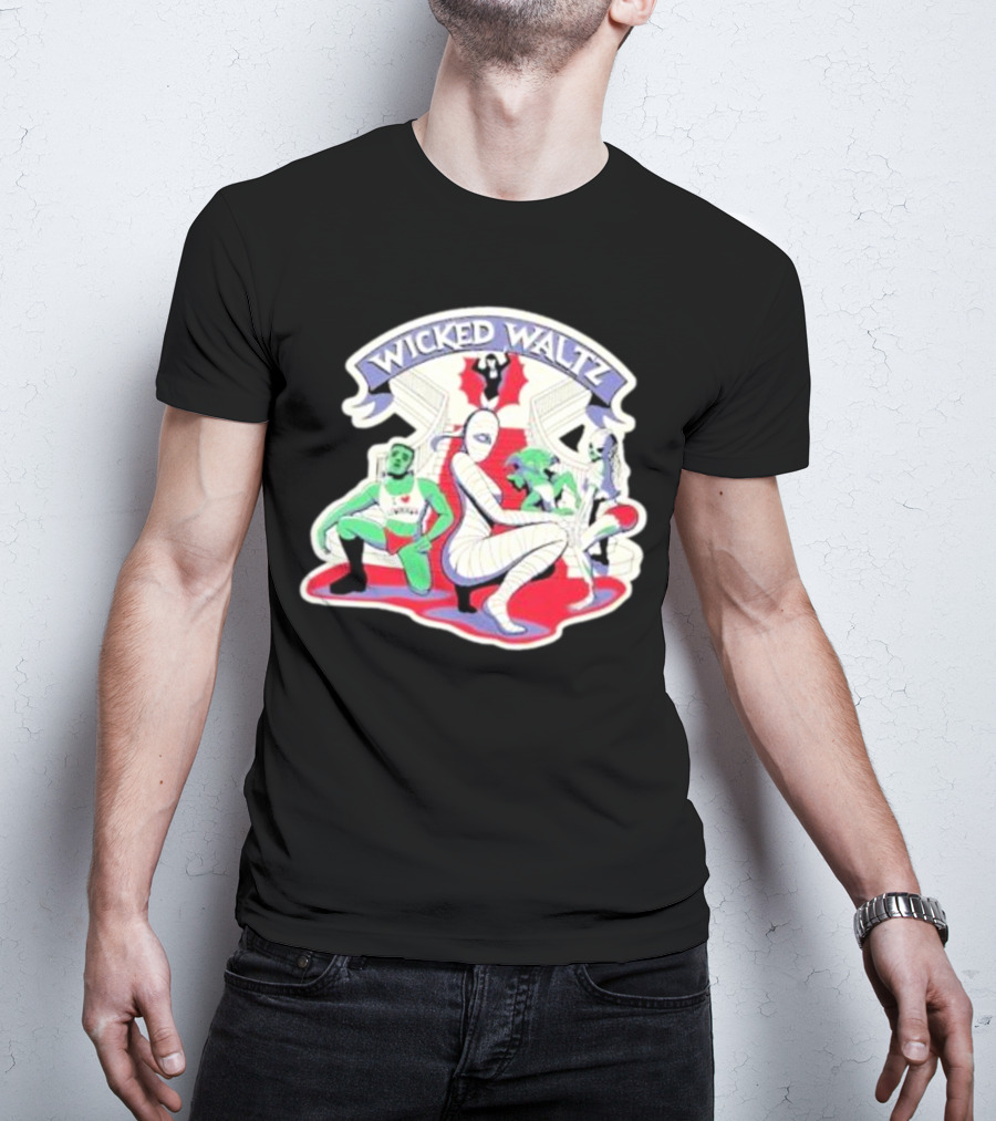 Wicked Waltz Lewberger Monster Characters On Red Carpet T-Shirt