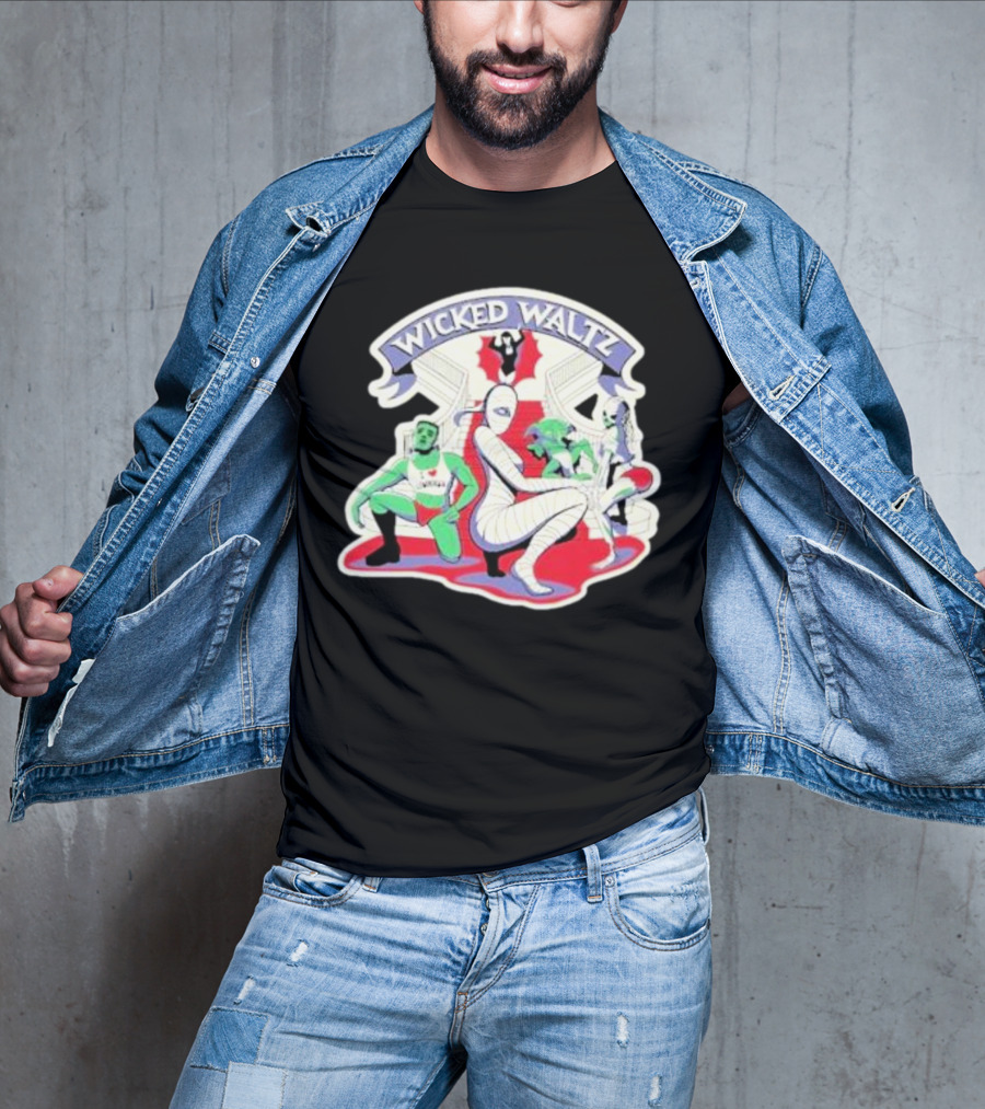 Wicked Waltz Lewberger Monster Characters On Red Carpet T-Shirt