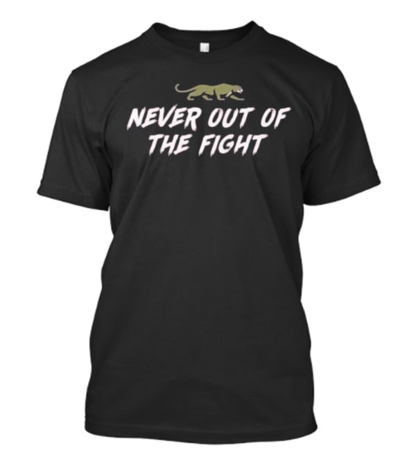 Florida Panthers Never Out Of The Fight Prowling Cat T-Shirt