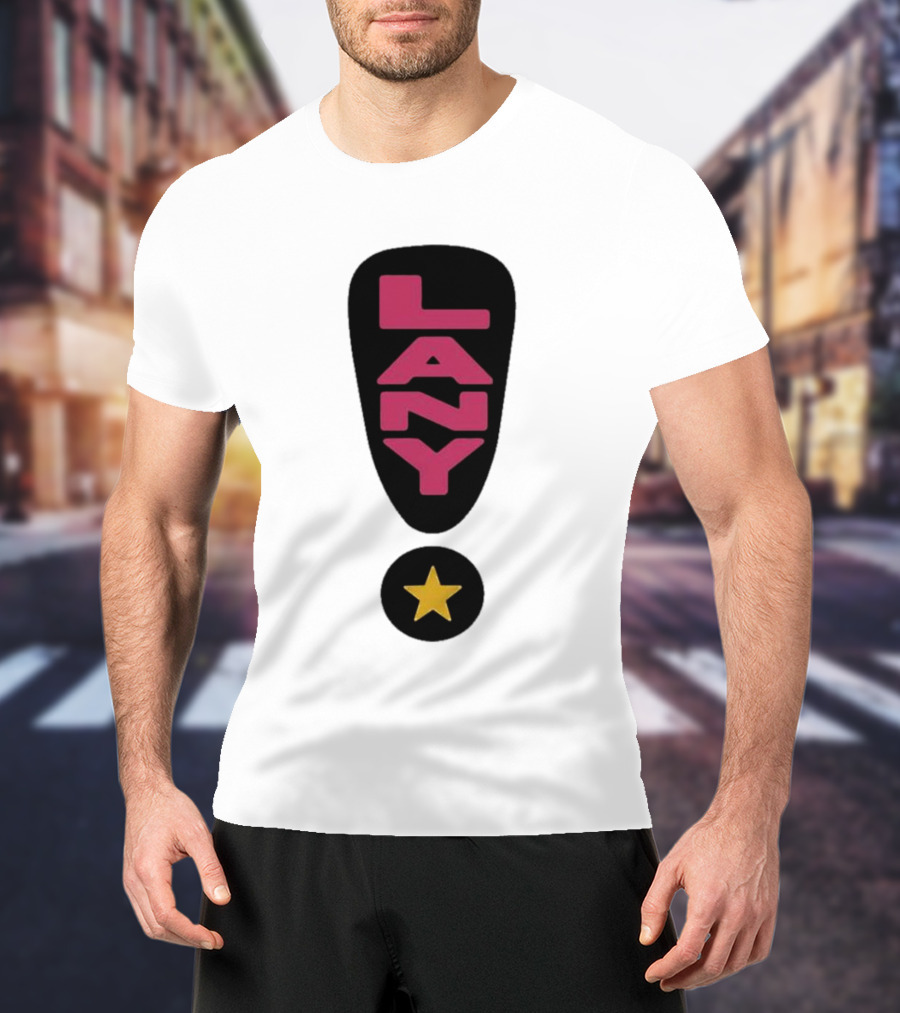 LANY Exclamation Mark With Yellow Star T-Shirt