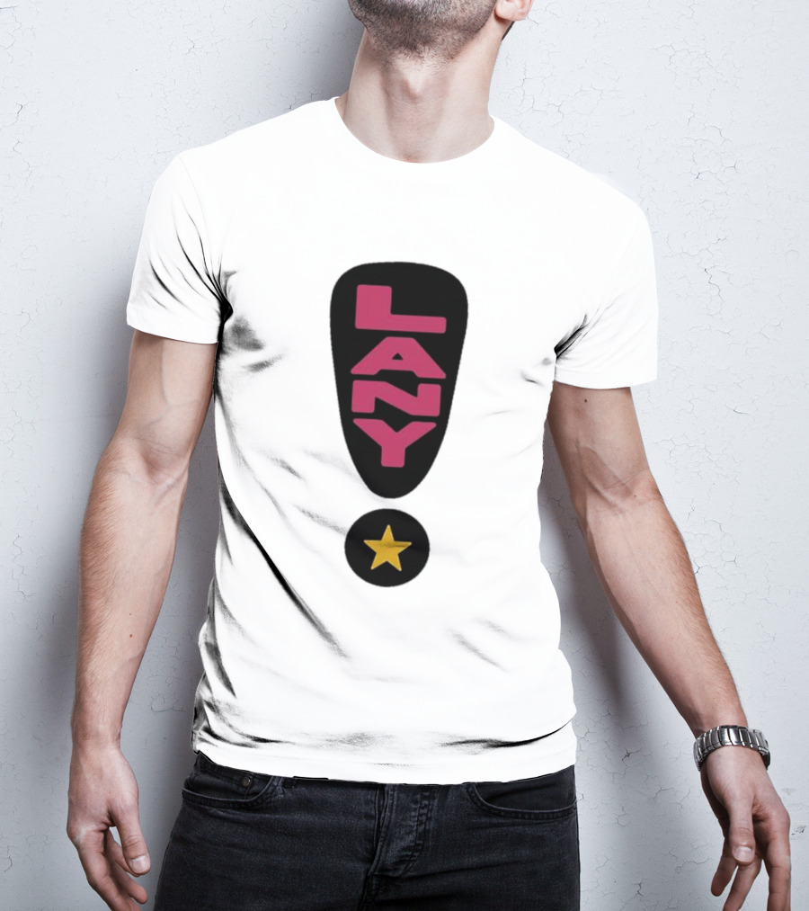LANY Exclamation Mark With Yellow Star T-Shirt