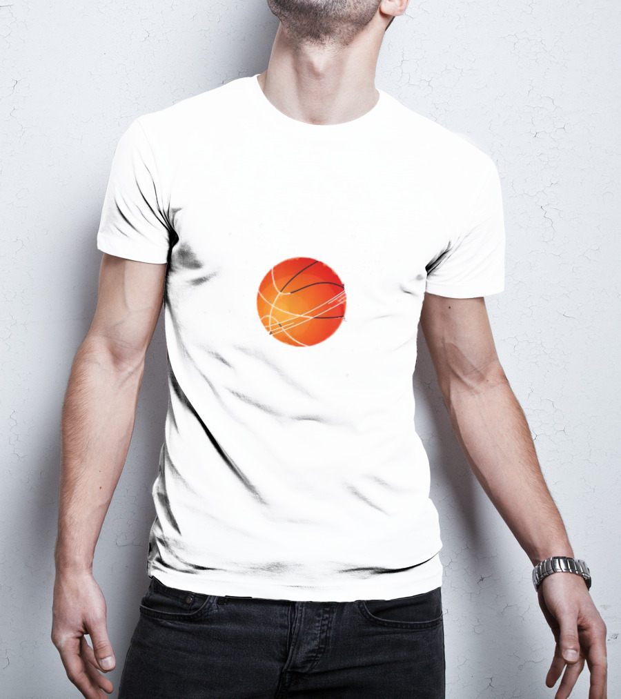 Basketball Lovers Basketball Player Galaxy Planet Basketball Space T-Shirt
