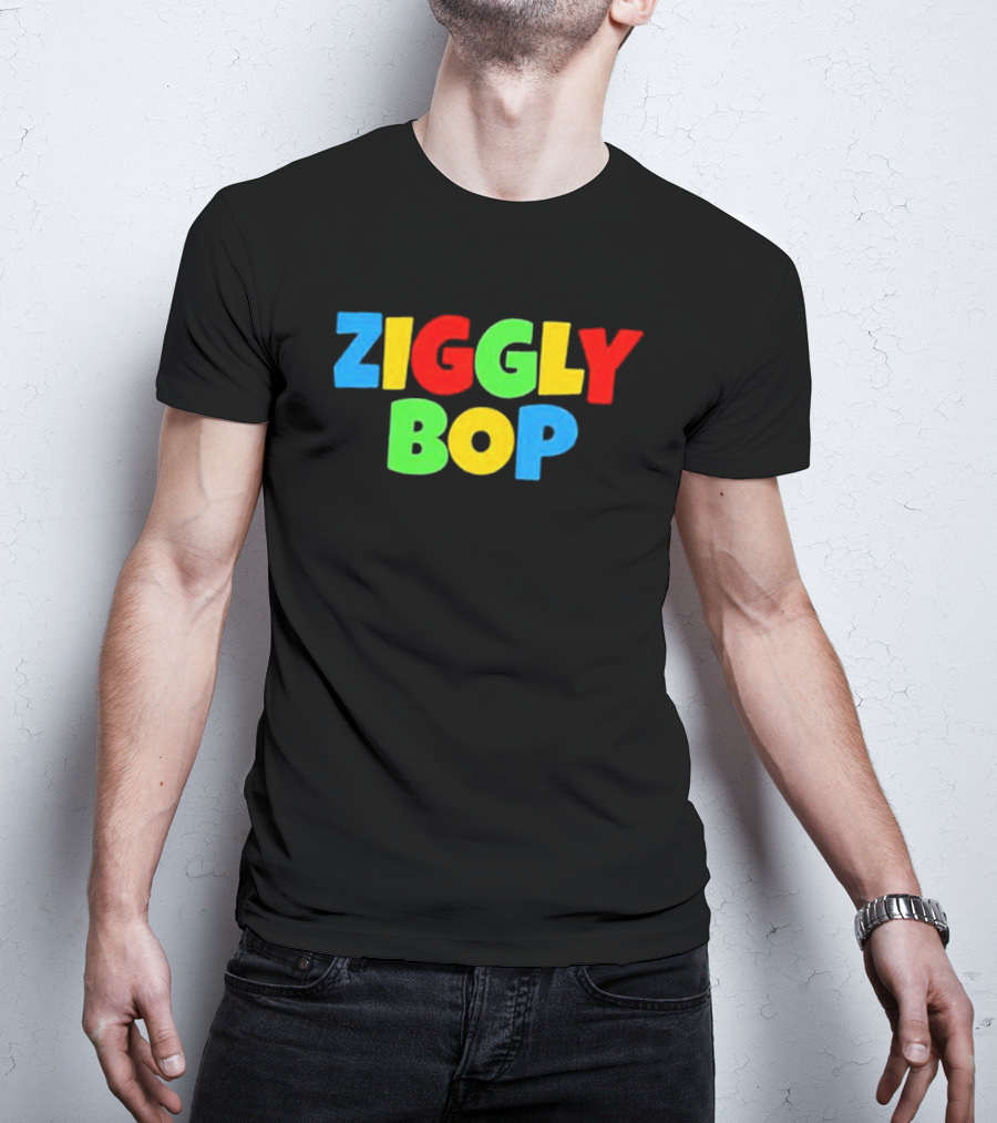 Ziggly Bop Colorful 90s Style Fun Letters T-Shirt