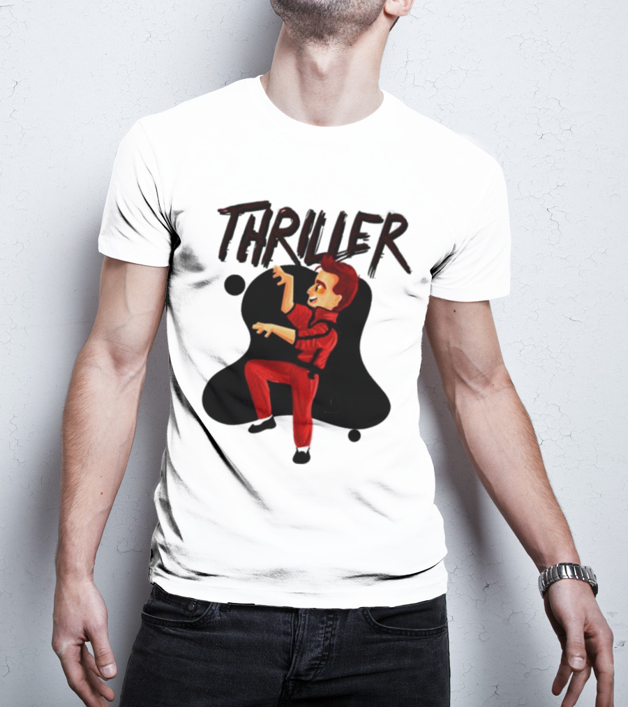 Crowley Thriller Cartoon Dance Good Omens T-Shirt