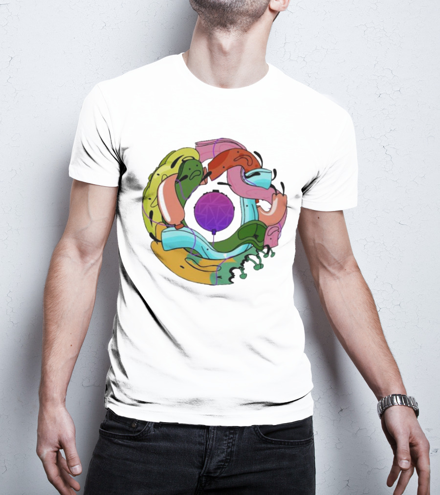 Ian's Yapinians Colorful Ring T-Shirt