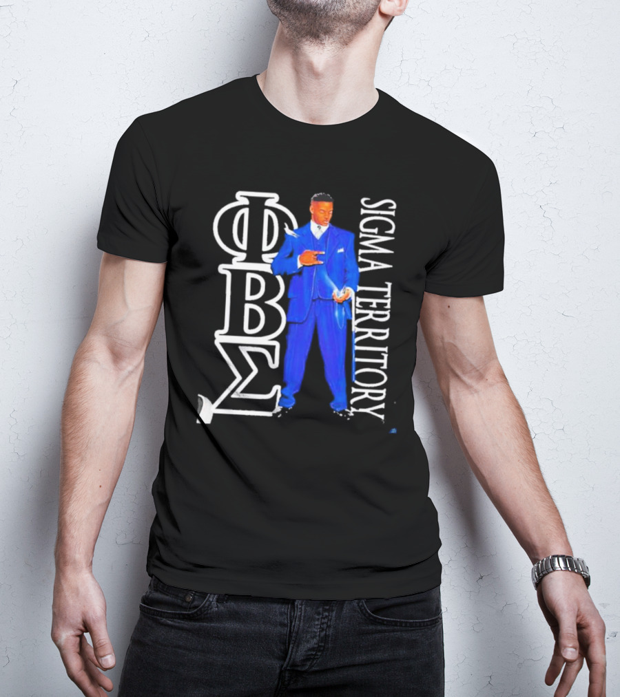 Sigma Territory Iobz Phi Beta Sigma Greek Letters T-Shirt