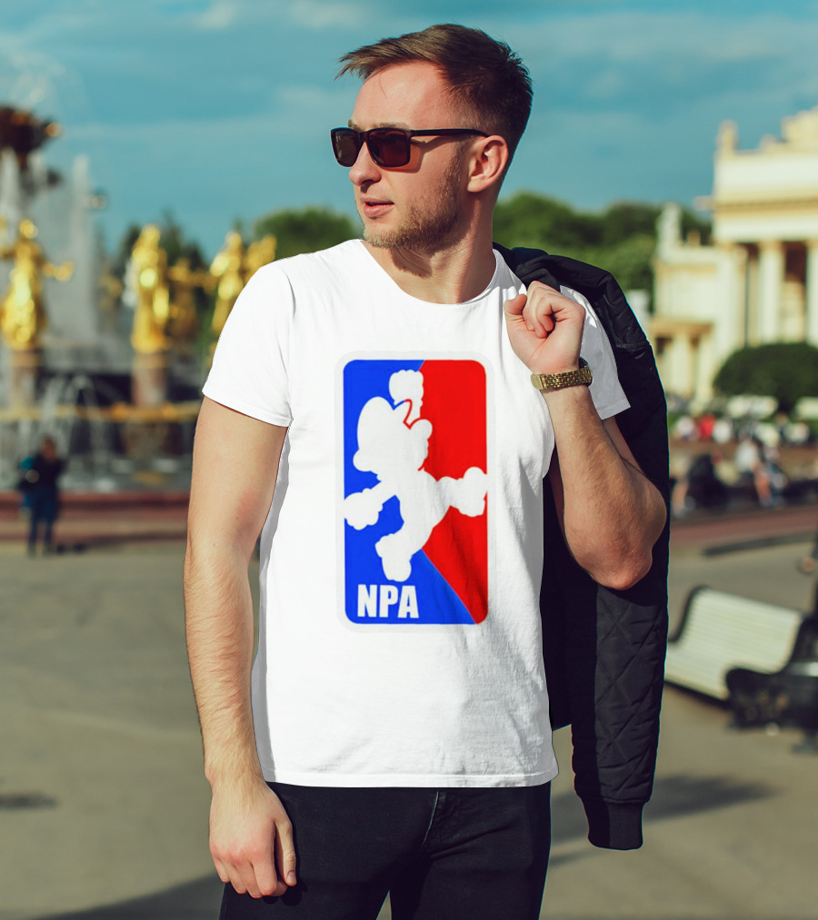 Mario NPA National Plumber Association NBA T-Shirt