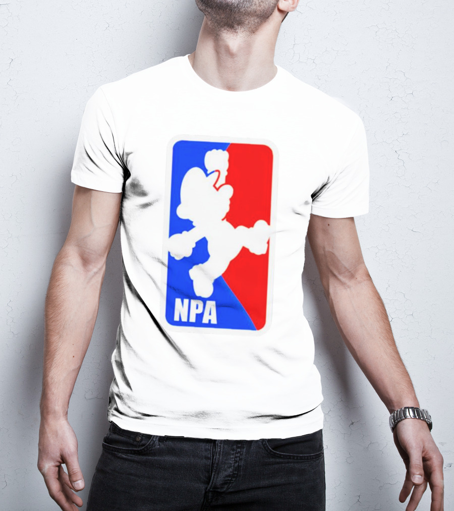 Mario NPA National Plumber Association NBA T-Shirt