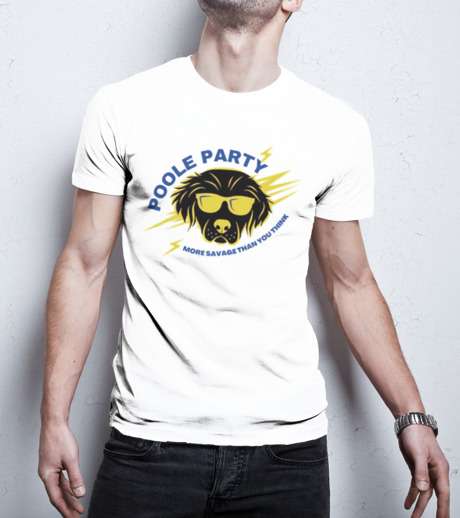 POOLE PARTY More Savage Than You Think Jordan Poole Basketball T-Shirt