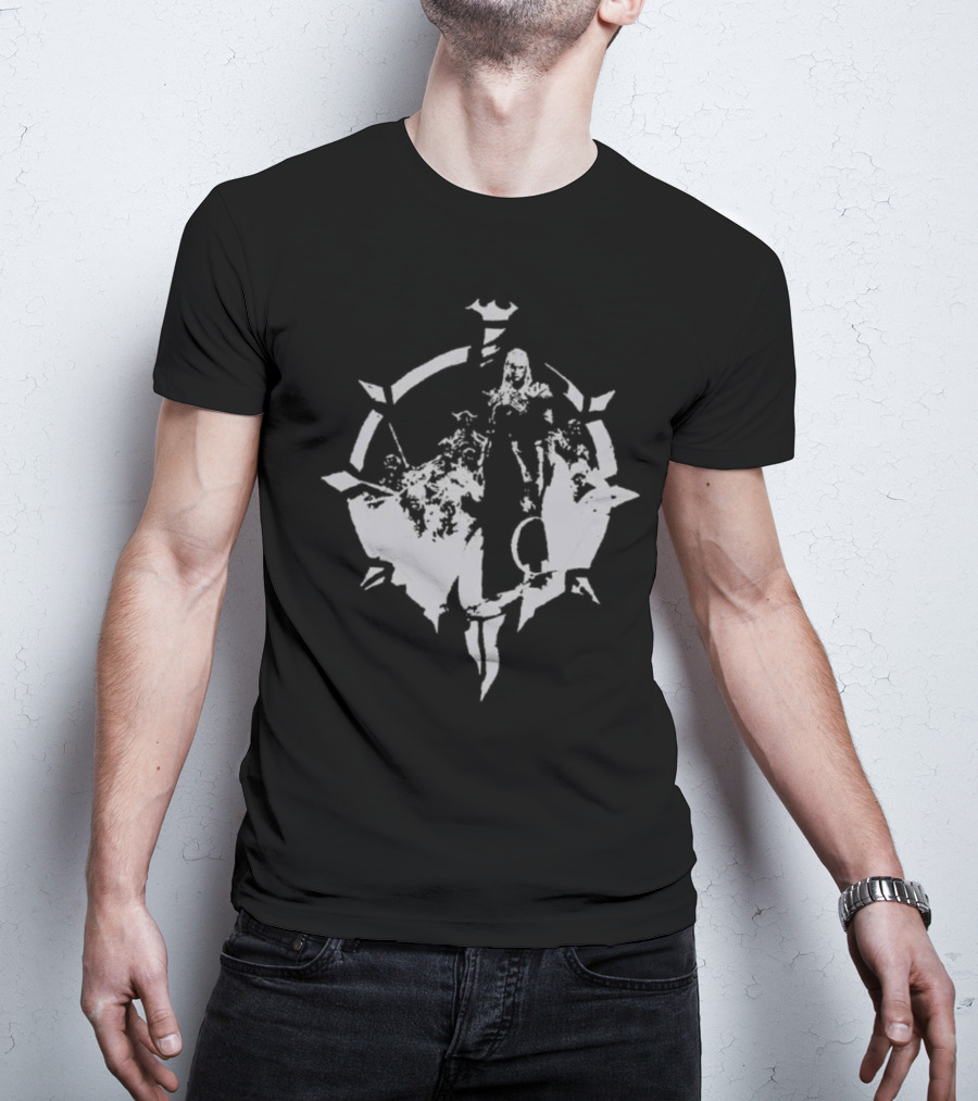 Diablo IV Necromancer Iconic Character Emblem T-Shirt