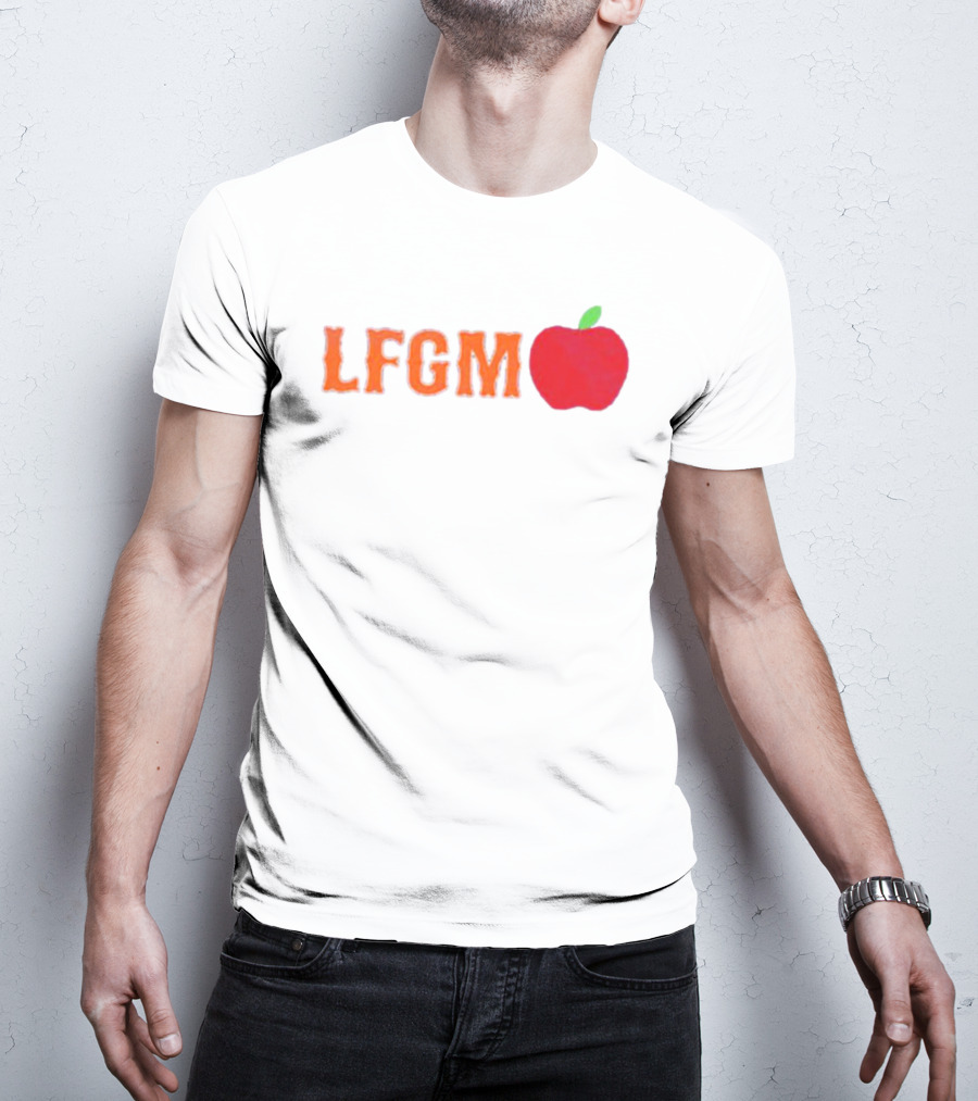 Mets Merized LFGM Apple Fan T-Shirt