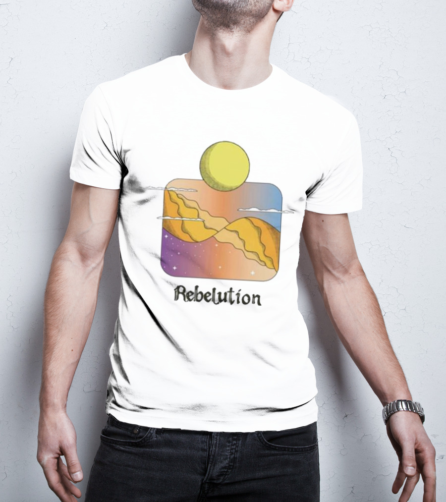 Rebelution Reflections Desert Sun And Mountains T-Shirt