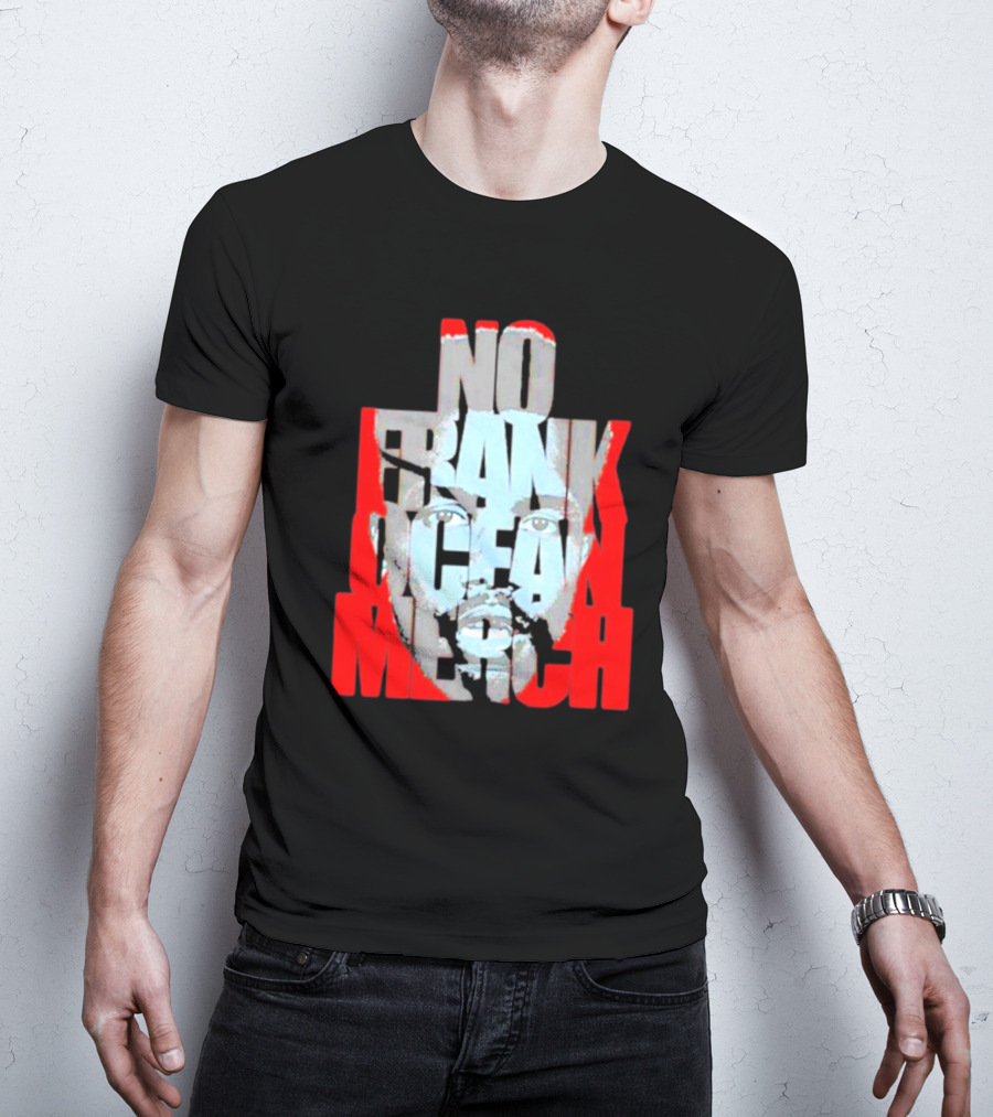 No Frank Ocean Merch Bold Text Face T-Shirt