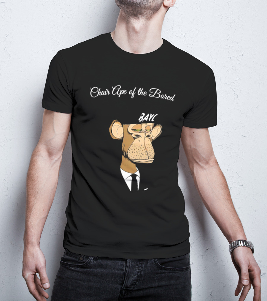 Bored Ape Yacht Club Bared Monkey Face Chair Ape T-Shirt