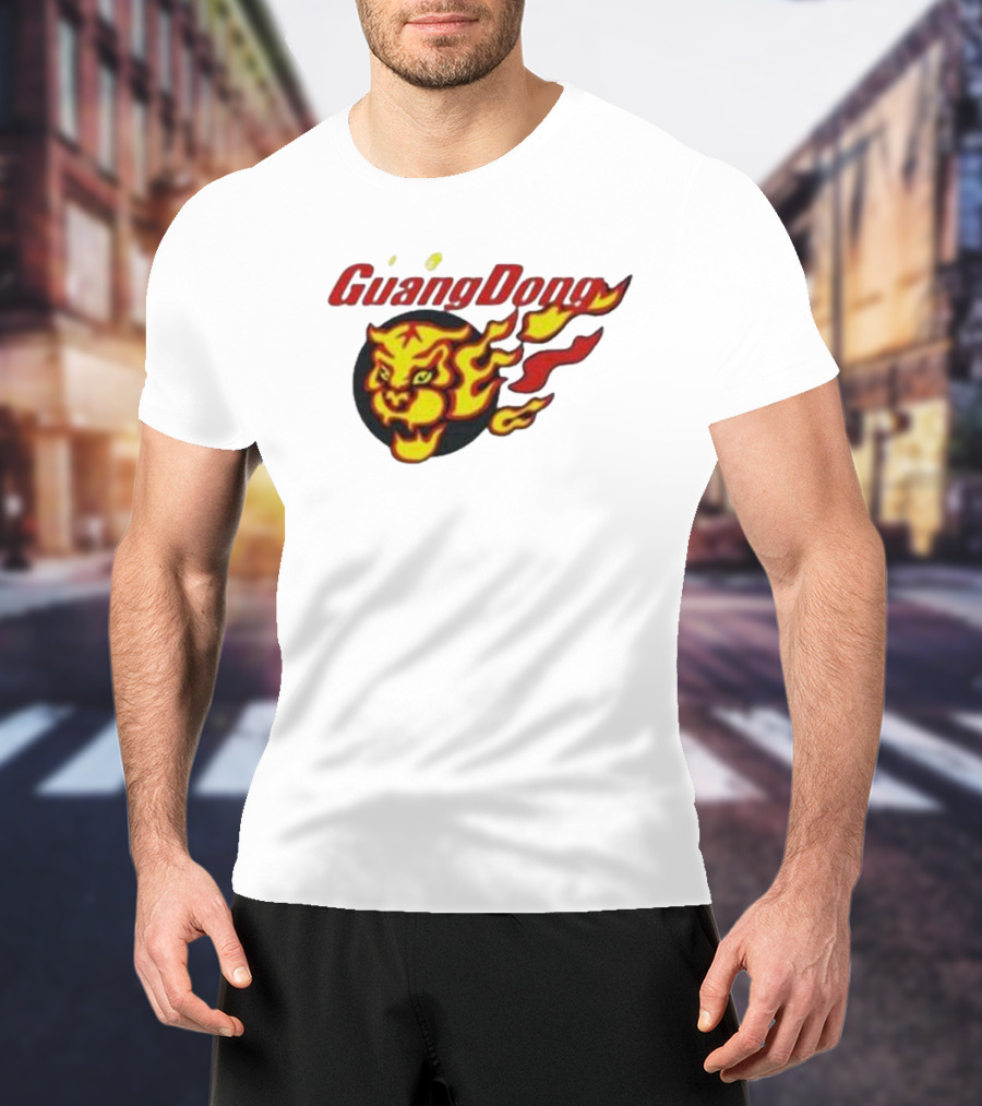Guangdong Tigers Jordan Poole Jersey Basketball Flame T-Shirt