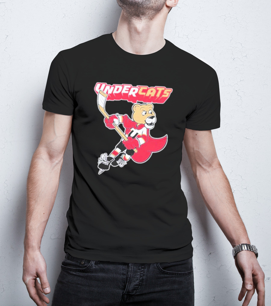 Undercats Florida Panthers Cartoon Hockey Character T-Shirt