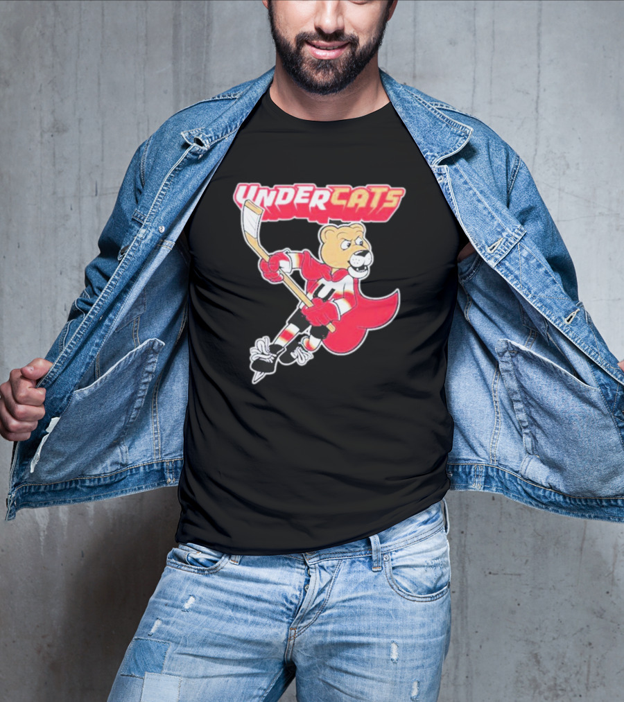 Undercats Florida Panthers Cartoon Hockey Character T-Shirt