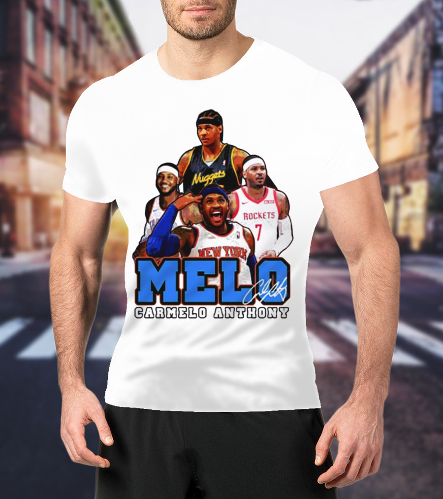 Carmelo Anthony Melo NYC New York Knicks Basketball KnicksTape T-Shirt