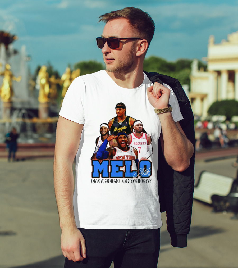 Carmelo Anthony Melo NYC New York Knicks Basketball KnicksTape T-Shirt