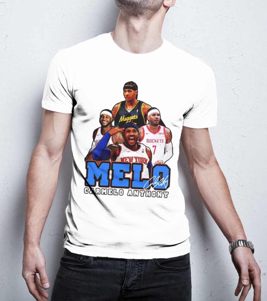 Carmelo Anthony Melo NYC New York Knicks Basketball KnicksTape T-Shirt
