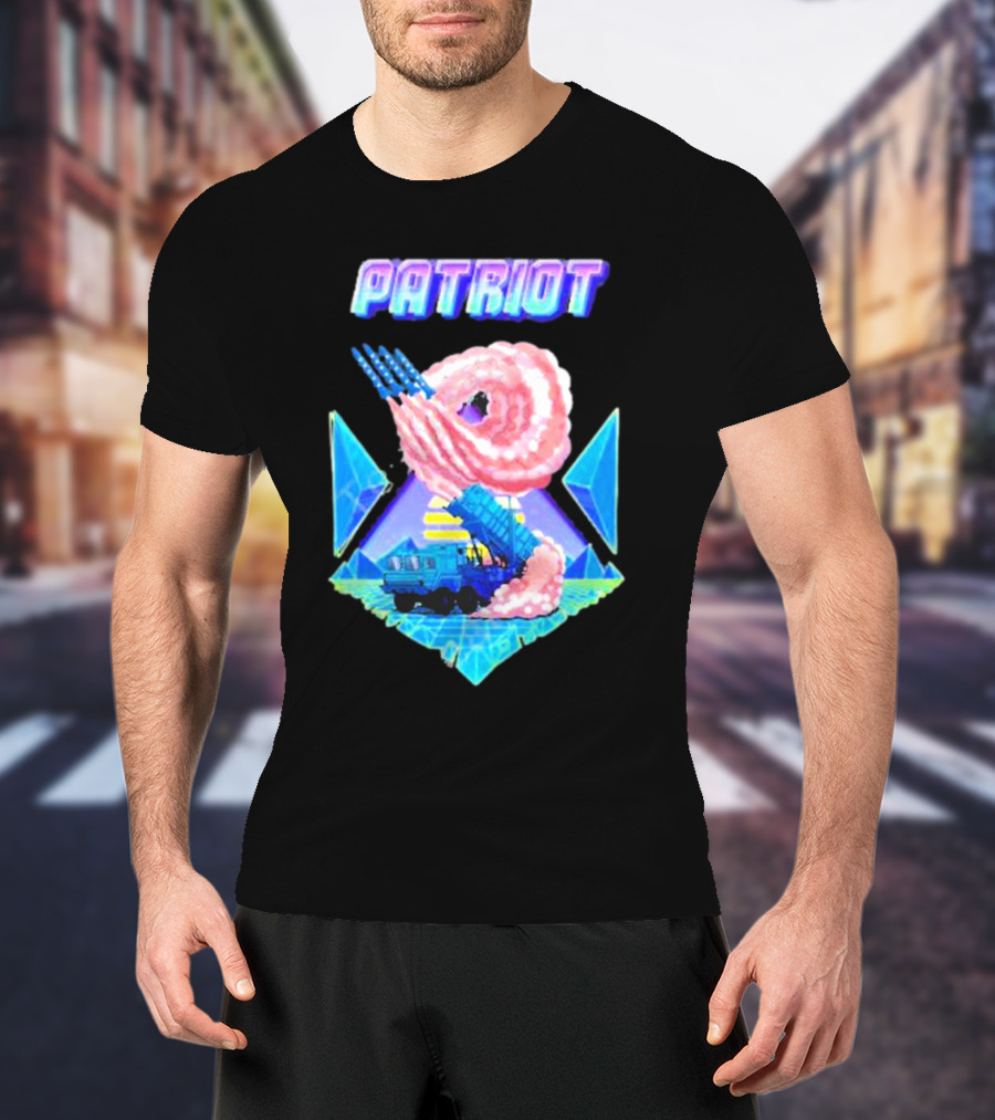 Saint Javelin Patriot Missile Truck Vaporwave Xeon 90s Aesthetic T-Shirt