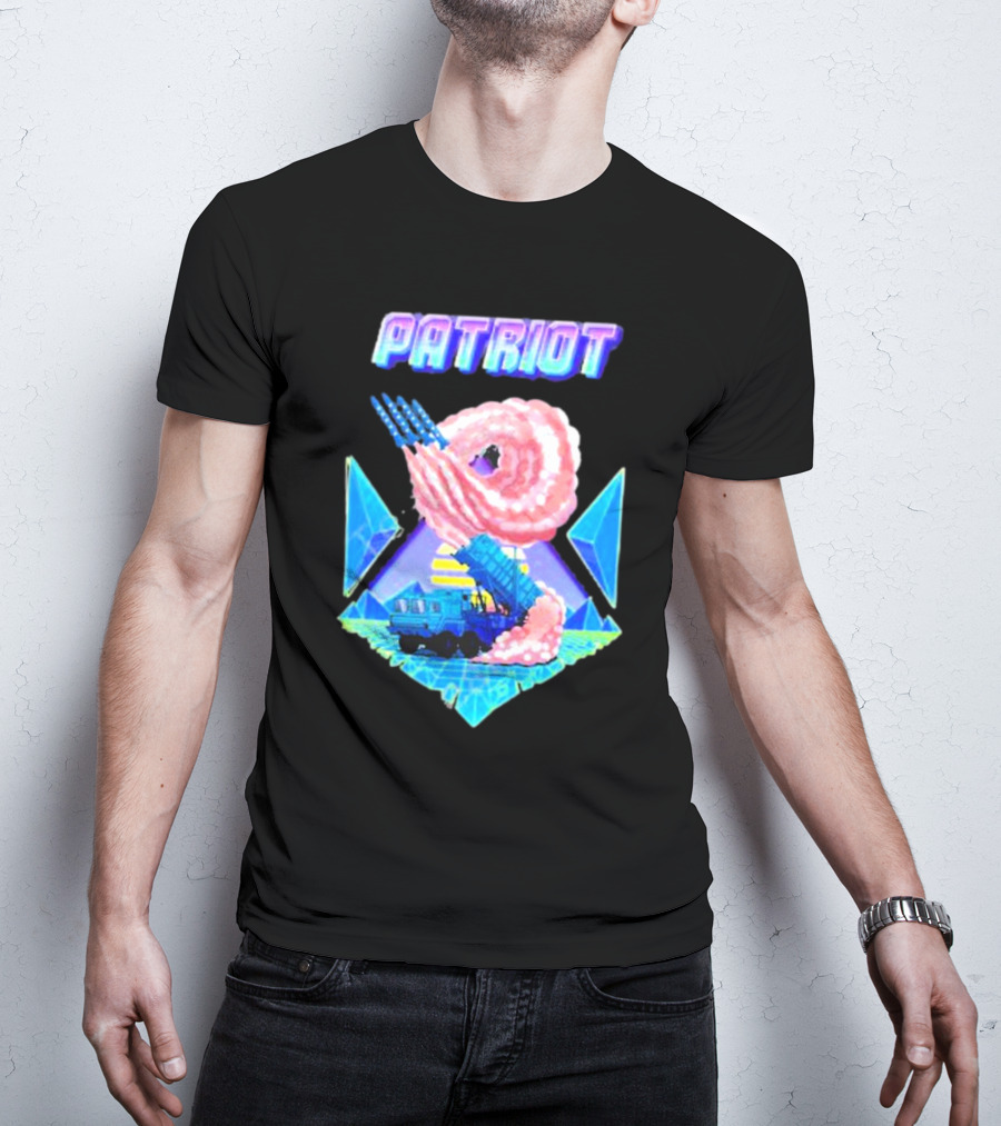 Saint Javelin Patriot Missile Truck Vaporwave Xeon 90s Aesthetic T-Shirt
