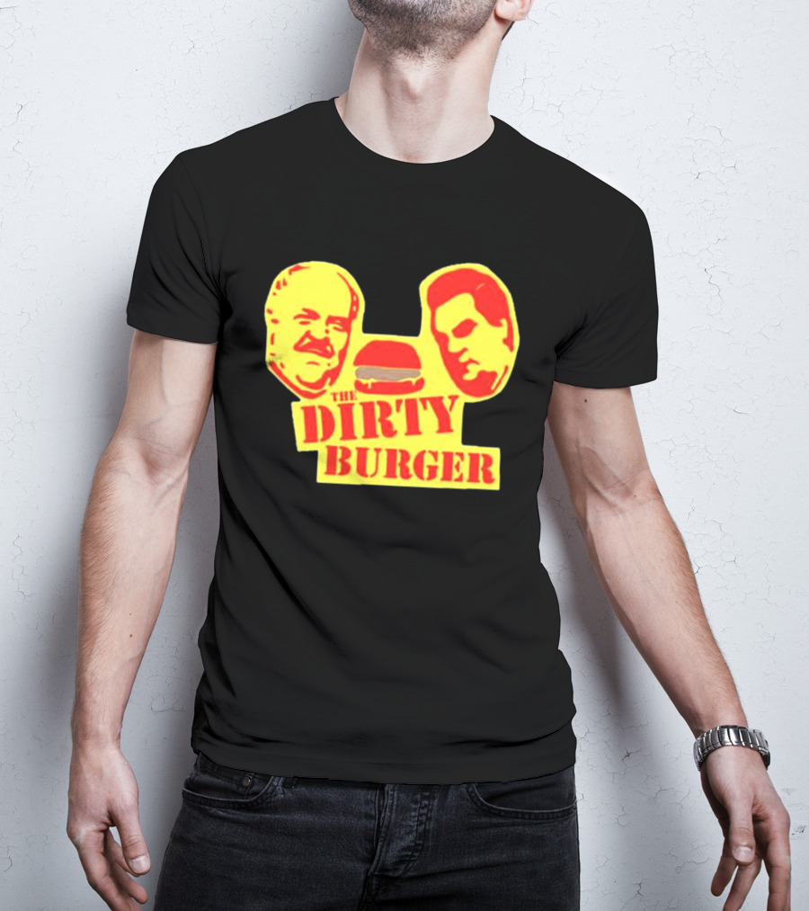 THE DIRTY BURGER Faces And Burger T-Shirt