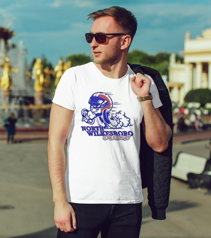 North Wilkesboro Speedway Racing Character T-Shirt