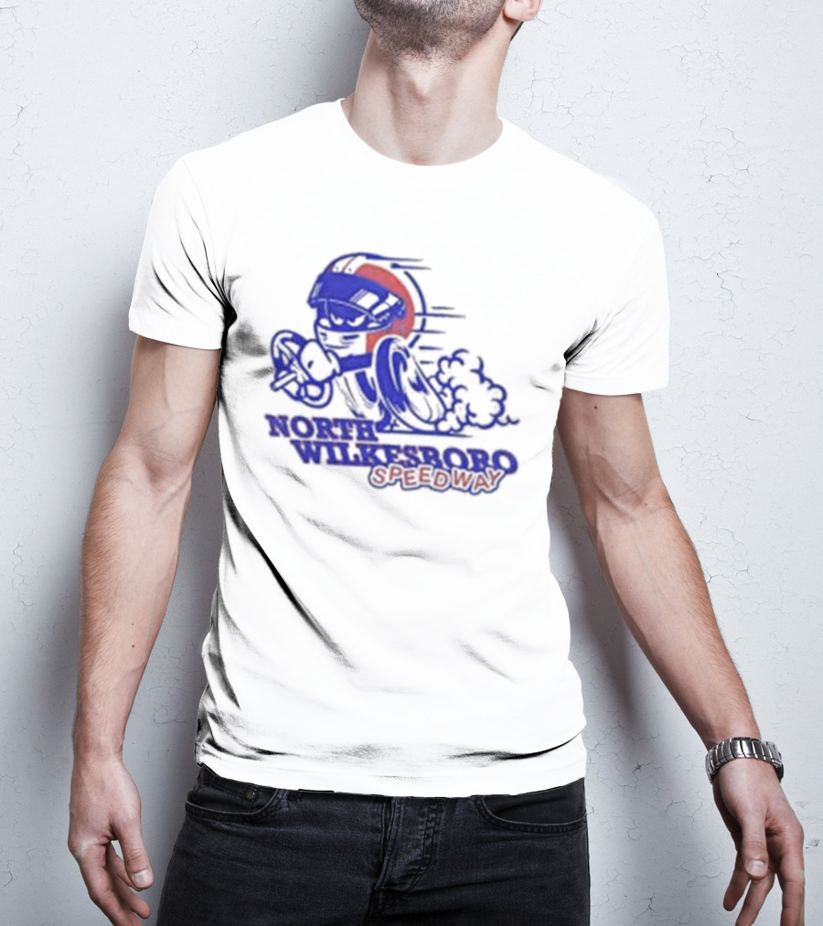 North Wilkesboro Speedway Racing Character T-Shirt