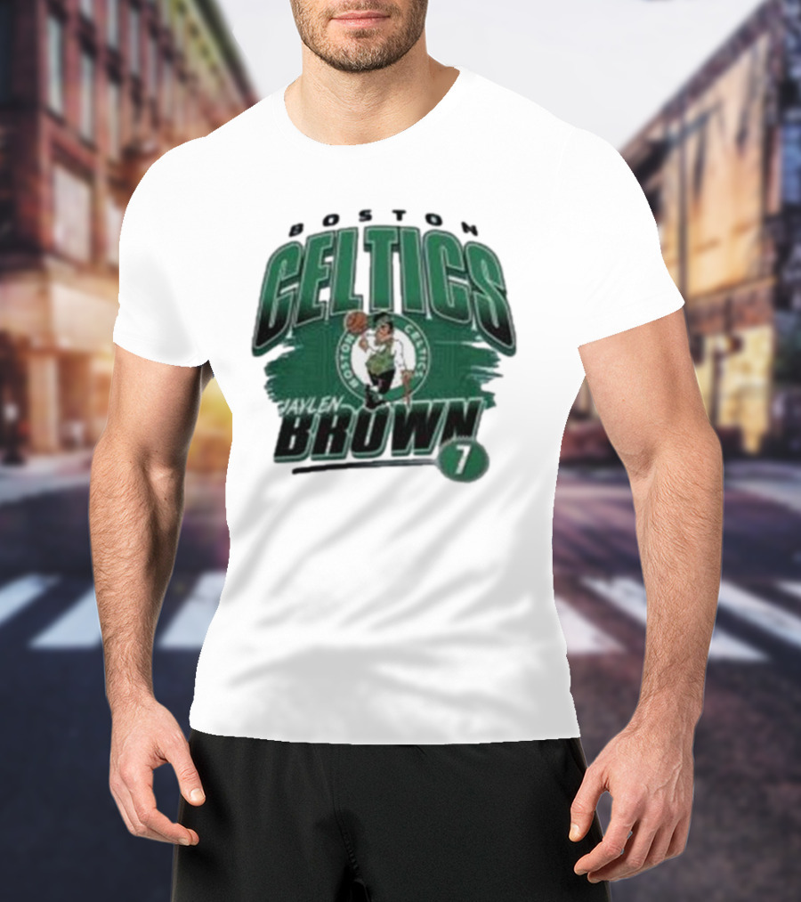 Boston Celtics Jaylen Brown Player Number 7 T-Shirt