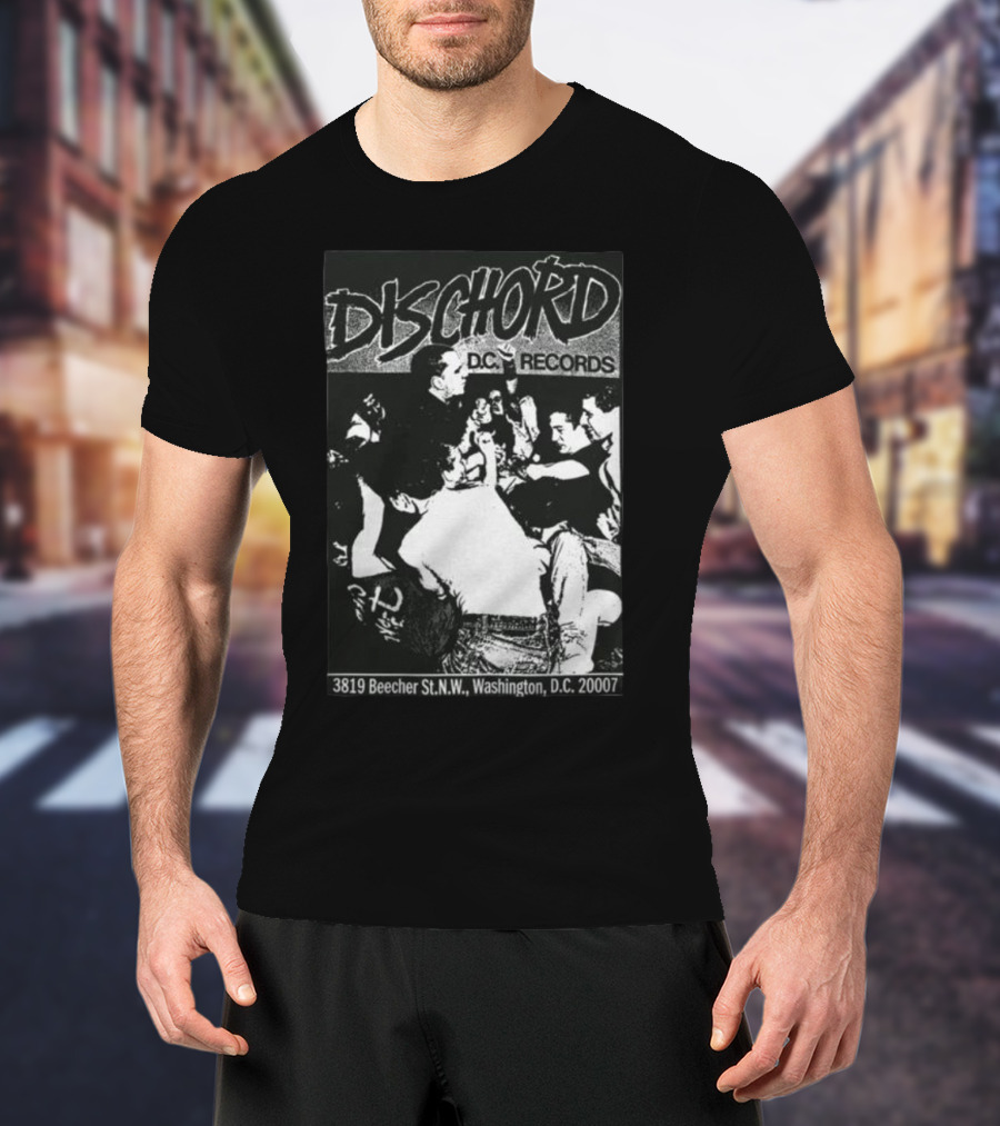 Dischord DC Records 3819 Beecher St NW Washington DC 20007 T-Shirt