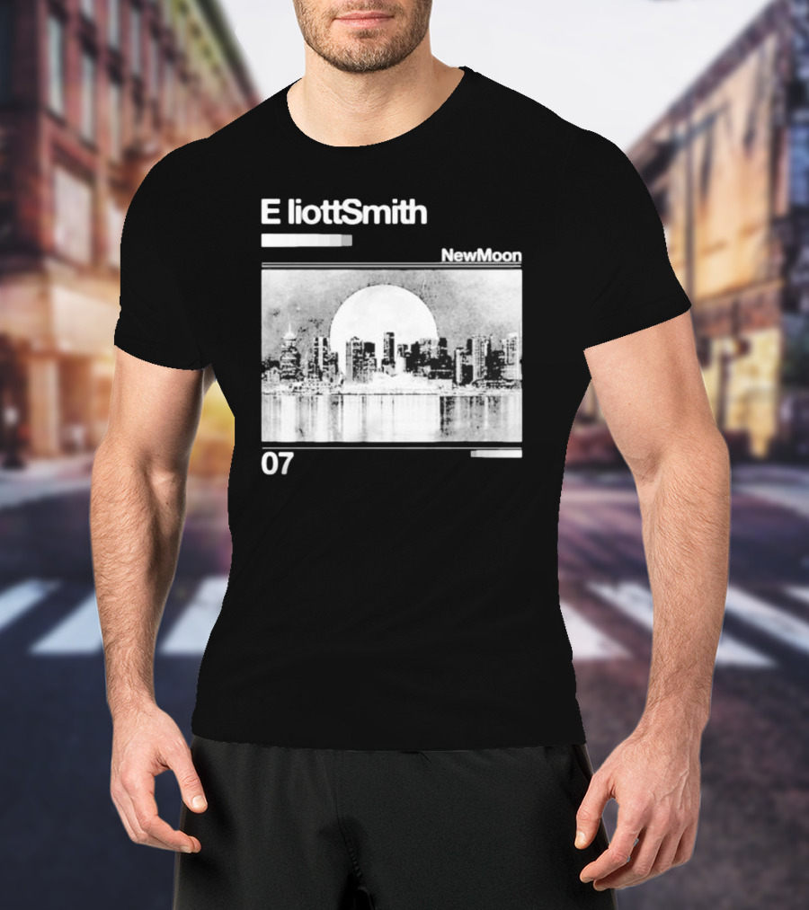 Elliott Smith New Moon 07 Skyline T-Shirt