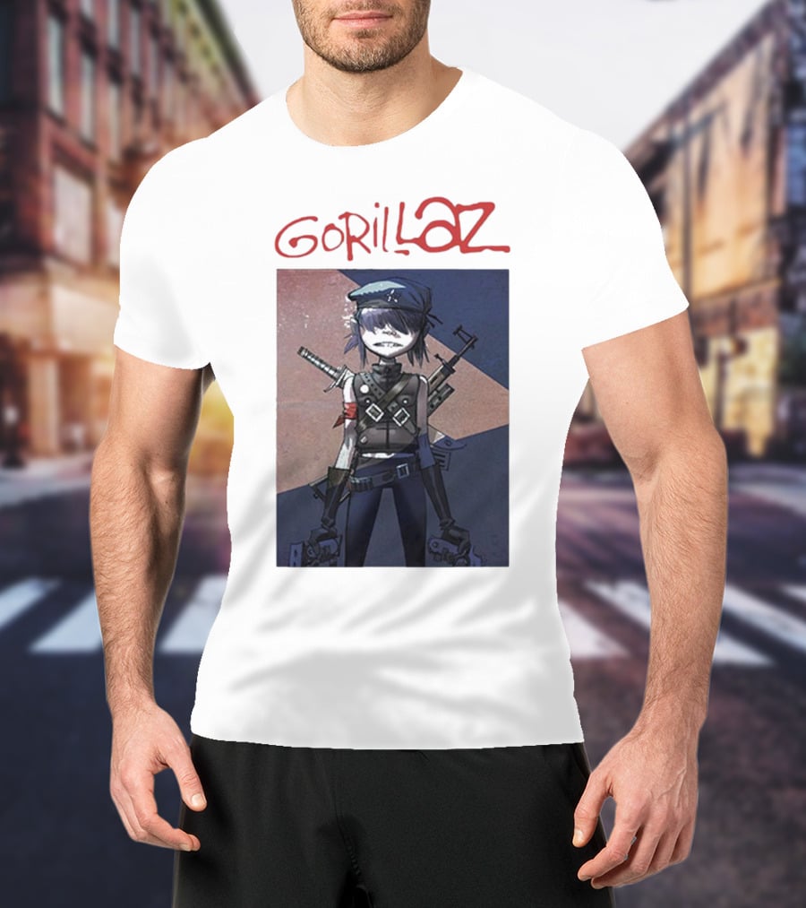 Timothee Chalamet Gorillaz Noodle Character T-Shirt
