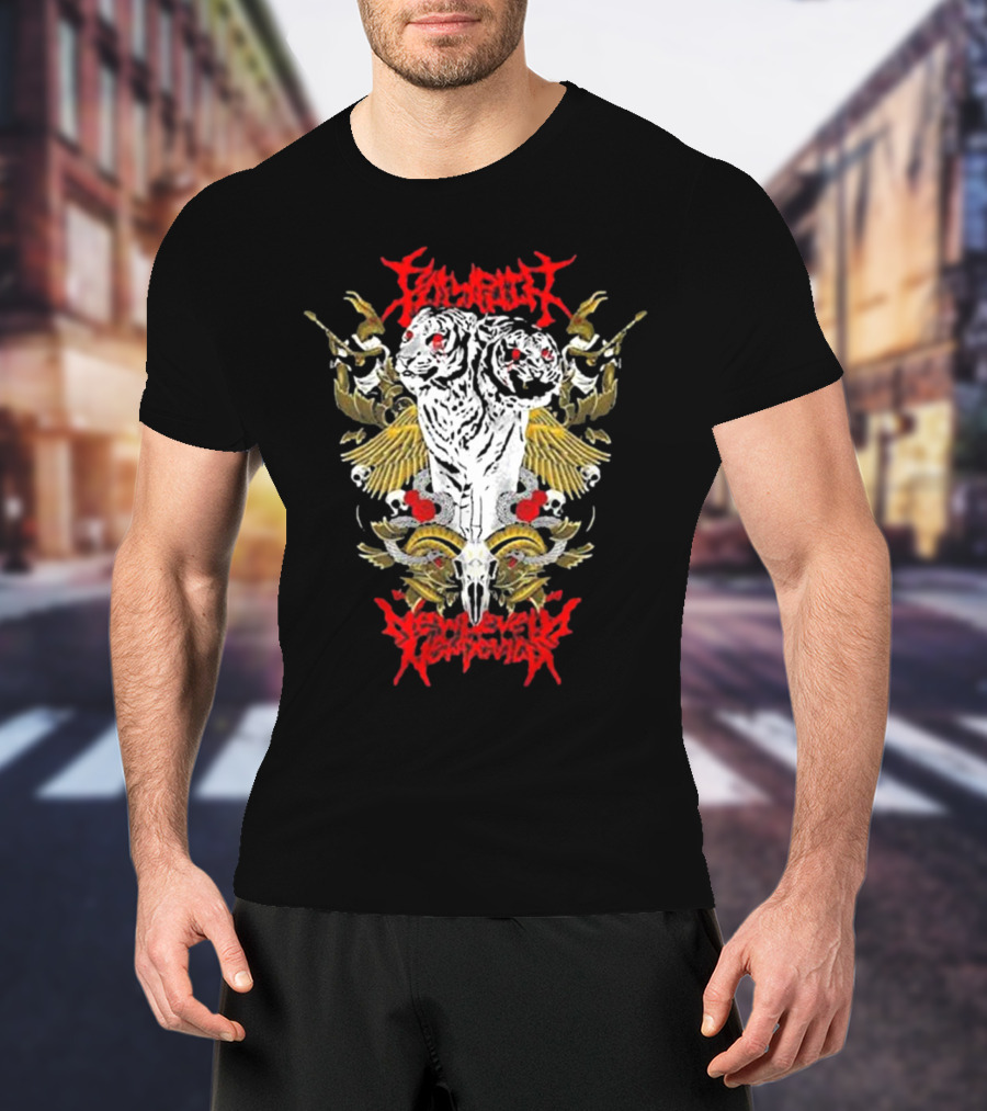 Polyphia Merch Polyphia Tiger New Levels New Devils T-Shirt