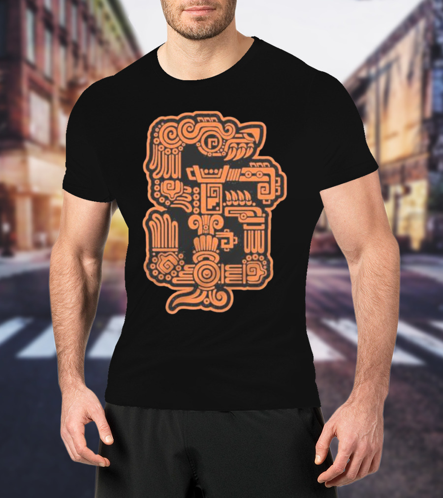 Aztec SF Giants Gigantes Tribal T-Shirt