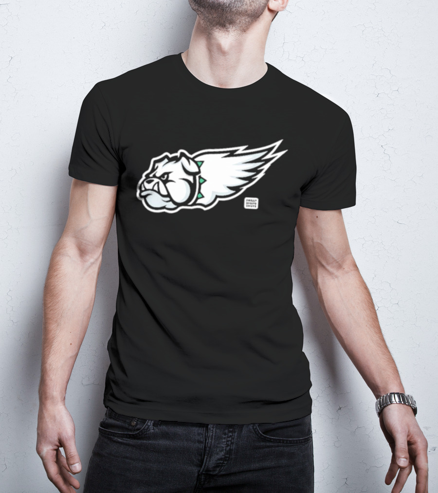 Eagles Georgia North Bulldog Wing Hybrid T-Shirt
