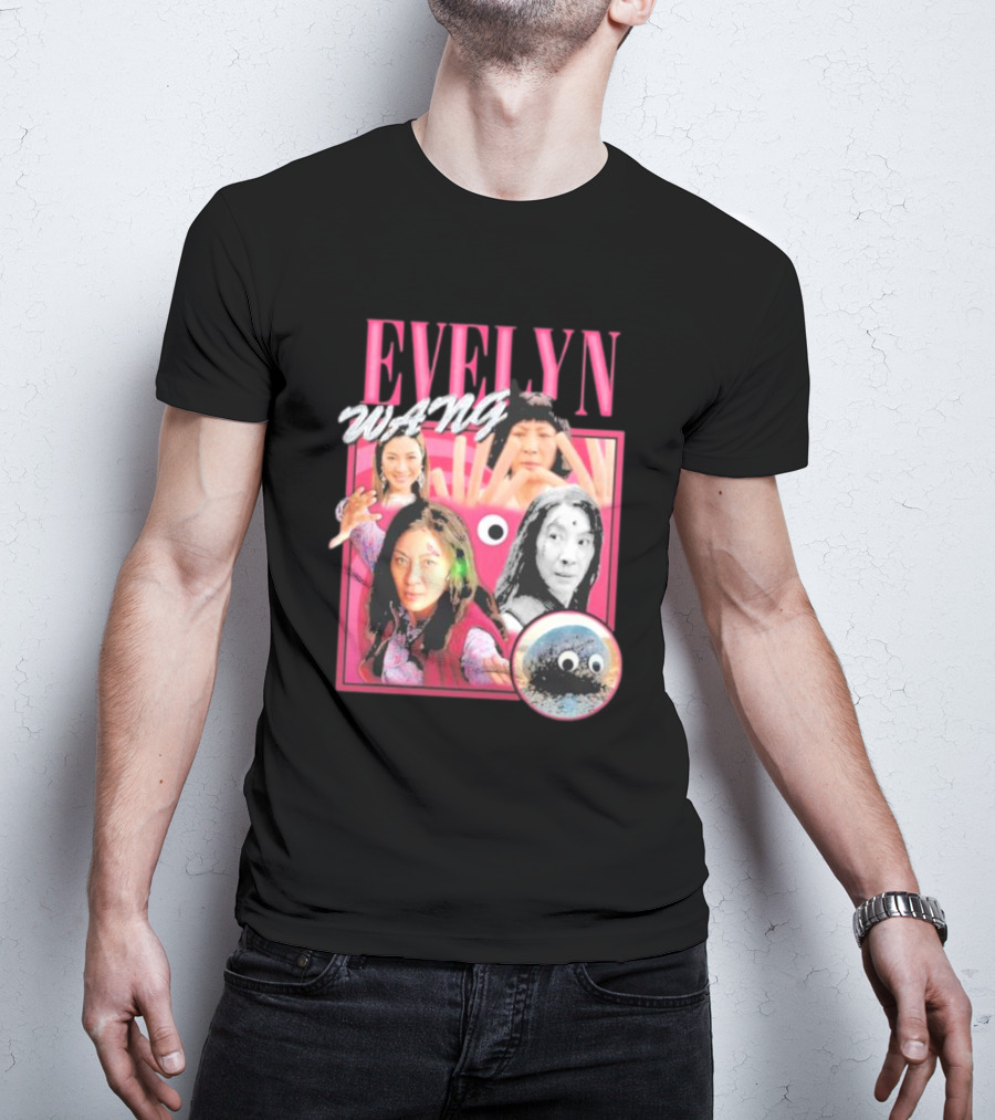 Evelyn Wang Everything Everywhere Multiverse Collage T-Shirt