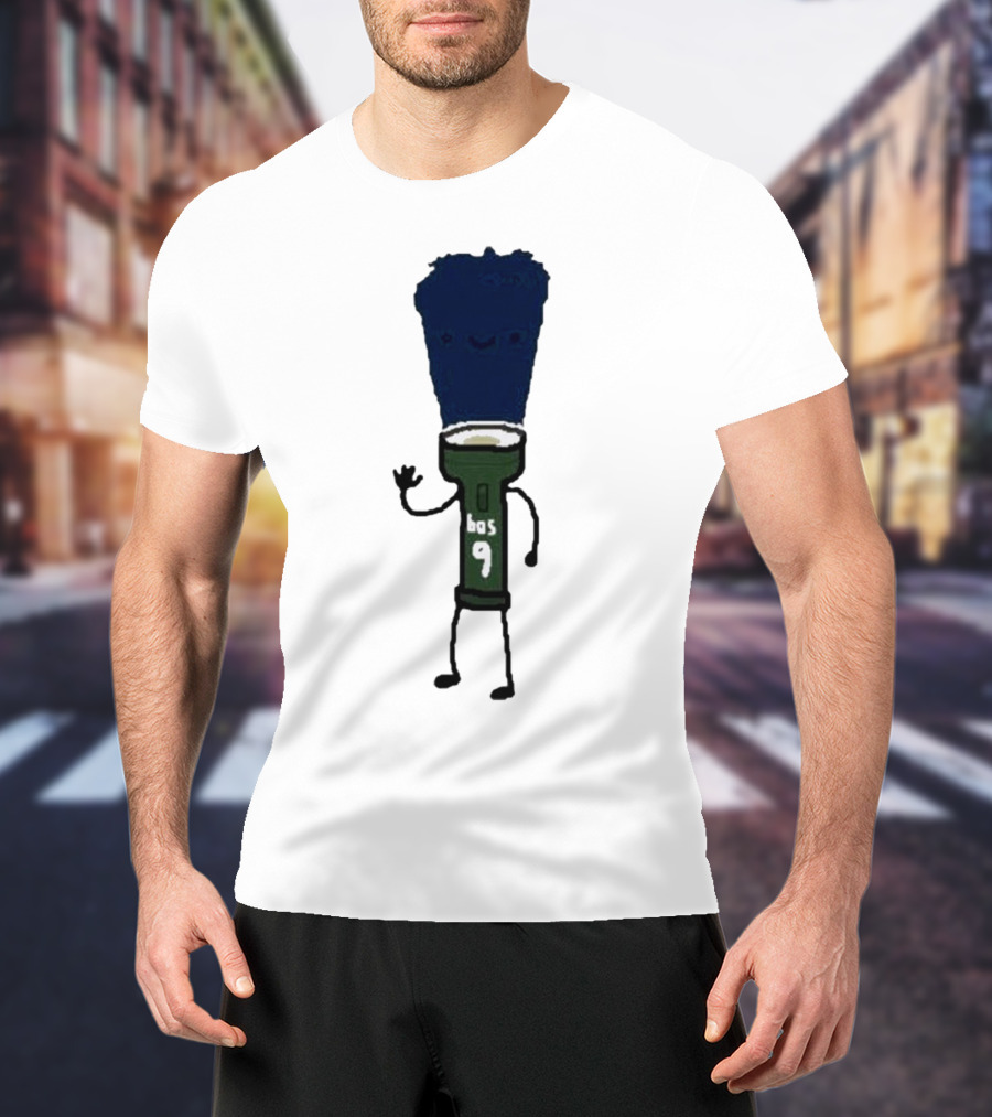 Derrick Light Boston 9 Flashlight Character T-Shirt
