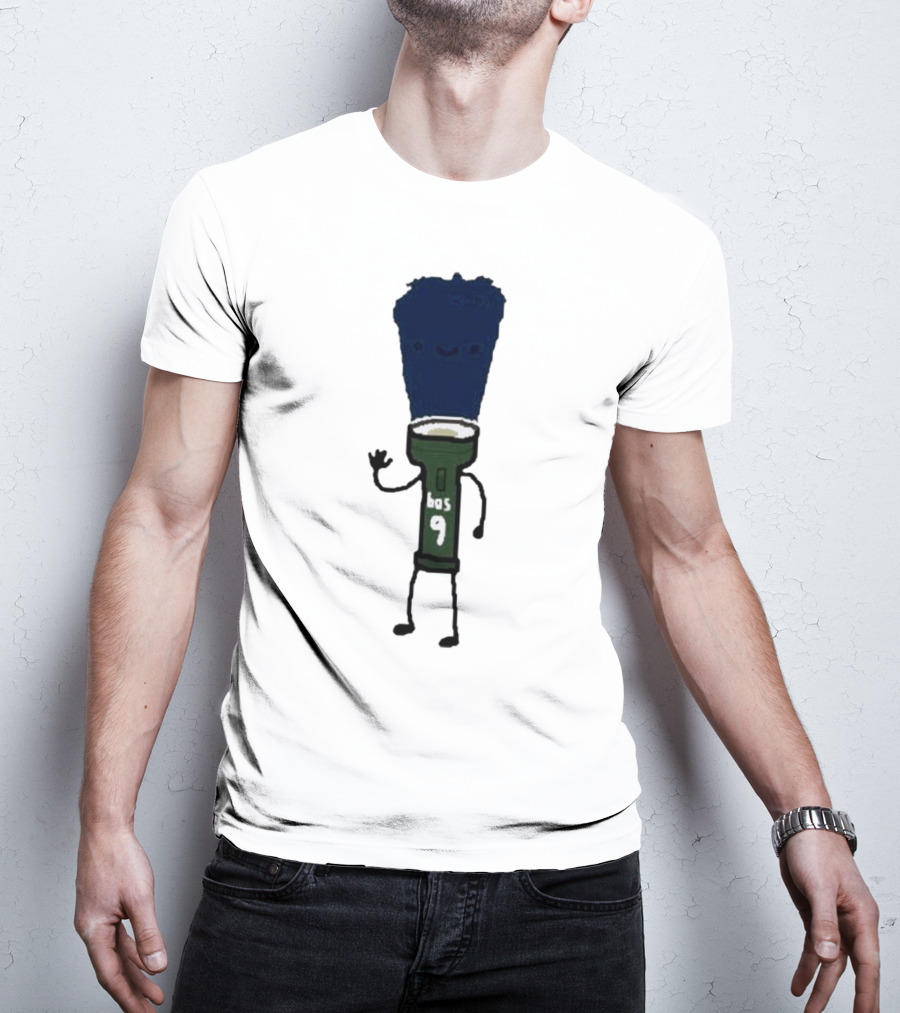 Derrick Light Boston 9 Flashlight Character T-Shirt