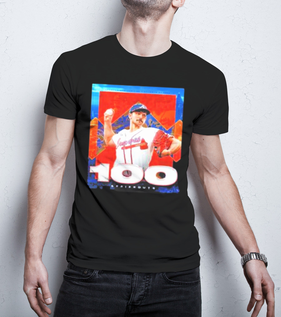 Atlanta Braves Spencer Strider 100 Strikeouts Vintage T-Shirt