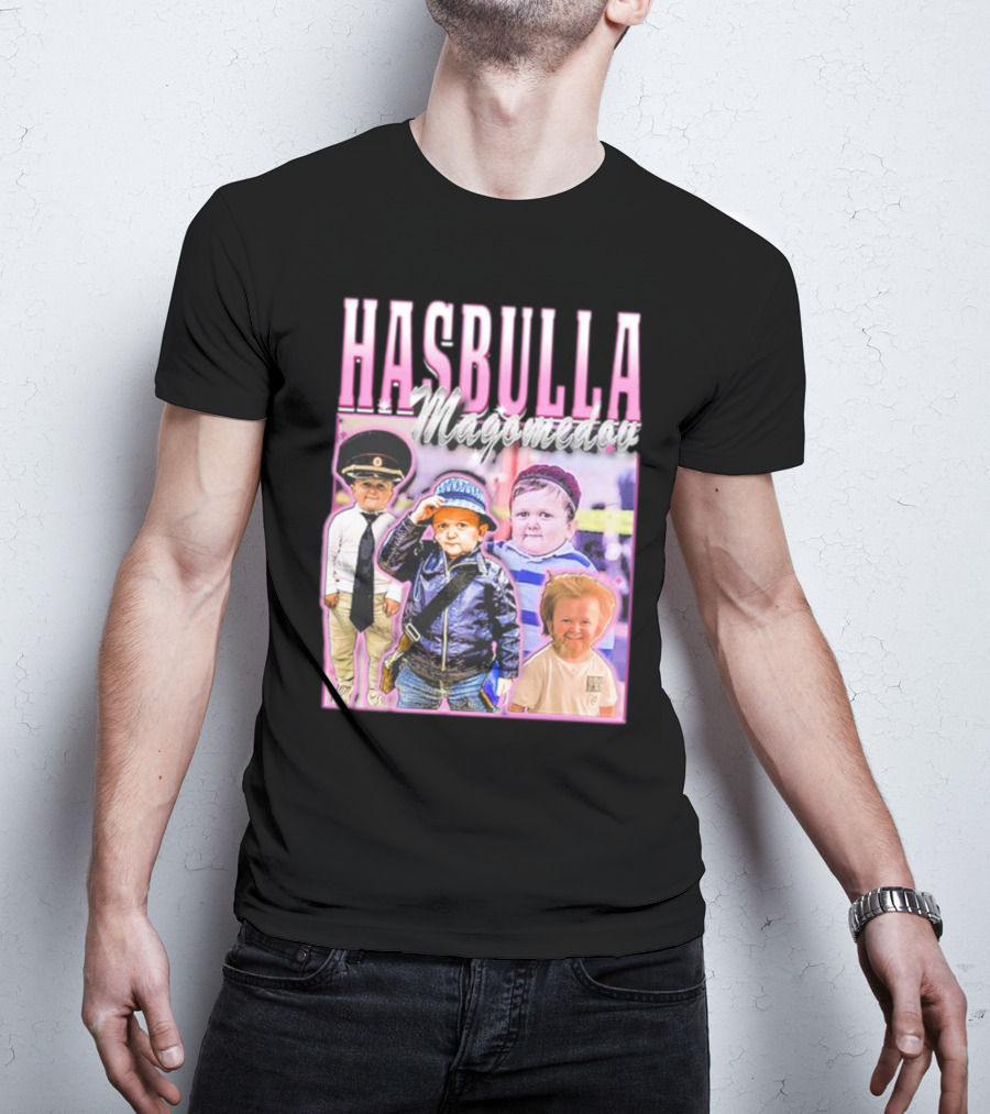 Hasbulla Magomedov Collage With Friday Beers T-Shirt