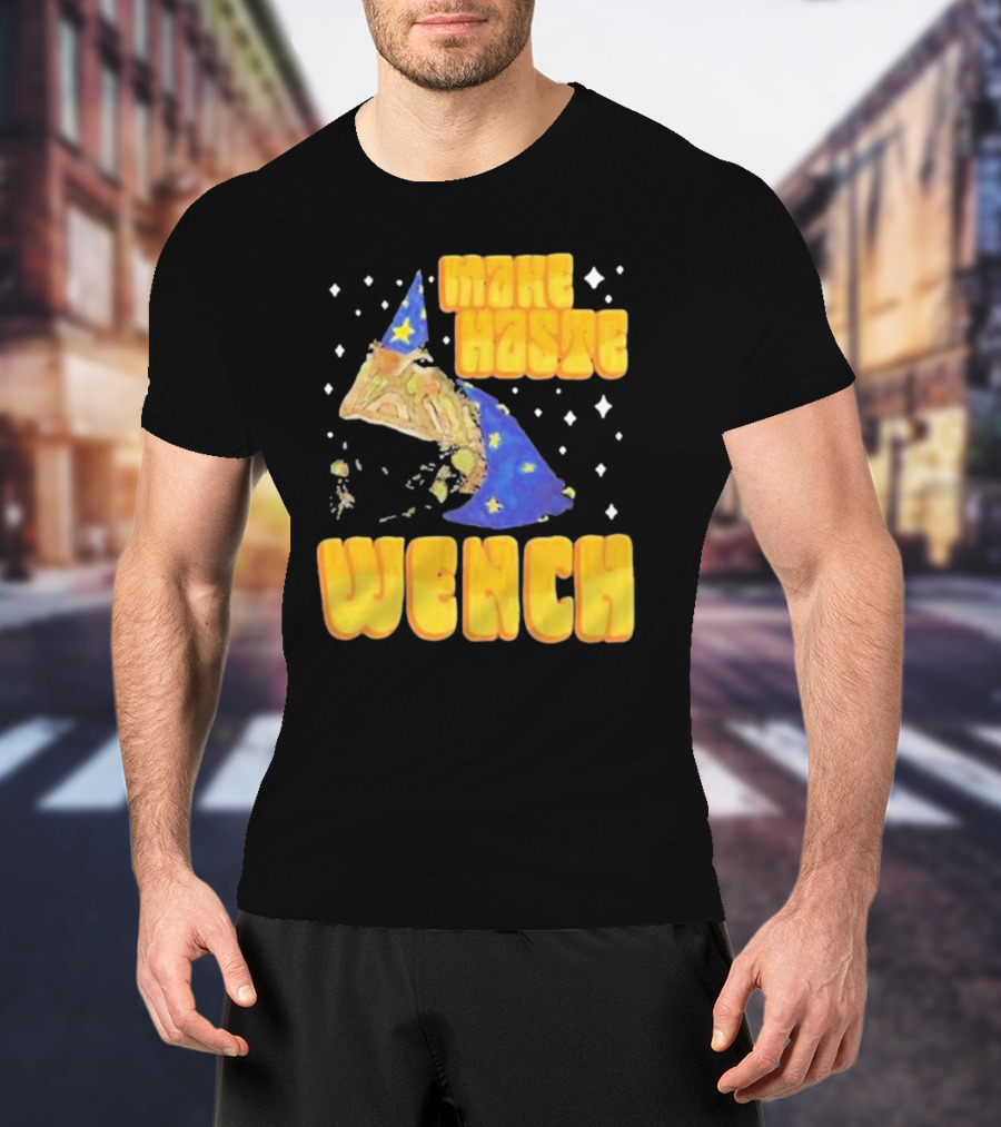 Make Haste Wench Wizard Frog Stars T-Shirt