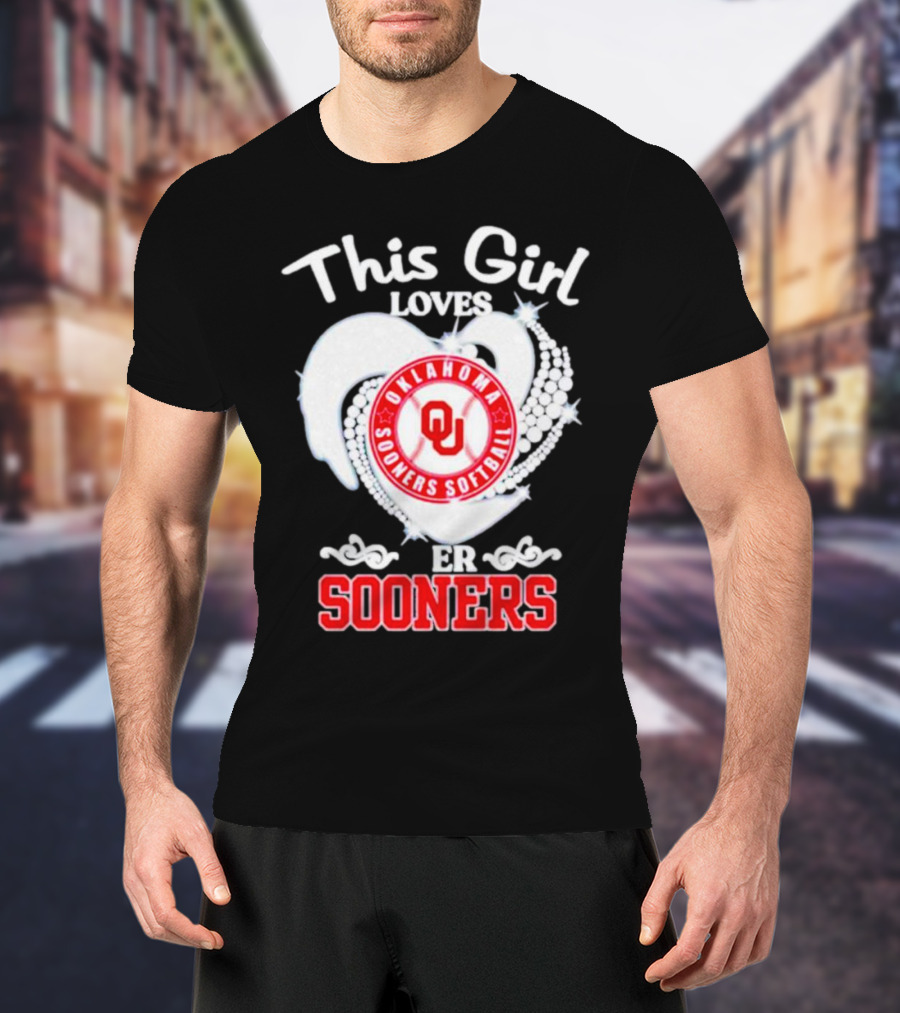 This Girl Loves Oklahoma Sooners Softball Her Sooners T-Shirt