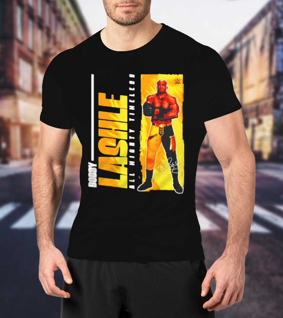 Bobby Lashley WWE All Mighty Timeless Champion T-Shirt