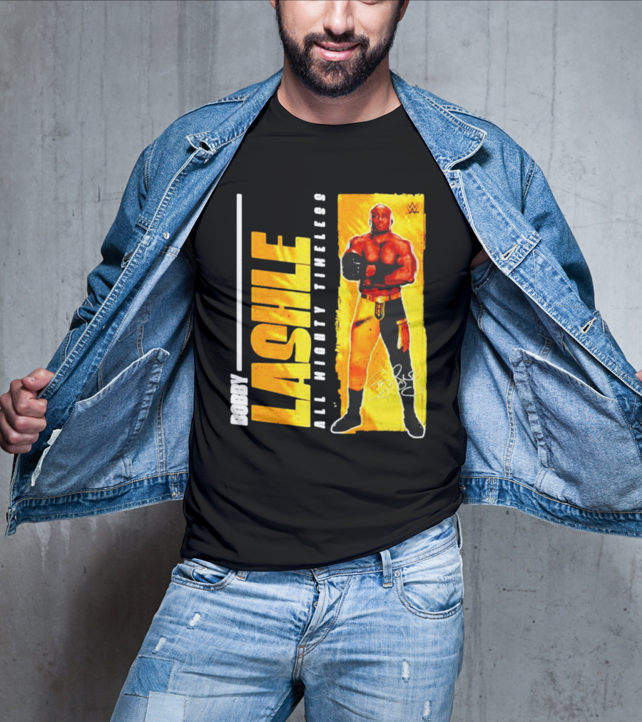 Bobby Lashley WWE All Mighty Timeless Champion T-Shirt